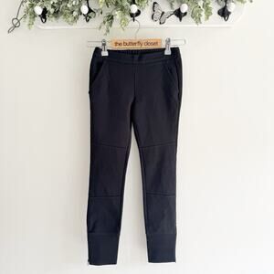Garnet Hill Kids Girls Black Zippered Ankle Pants Size 10